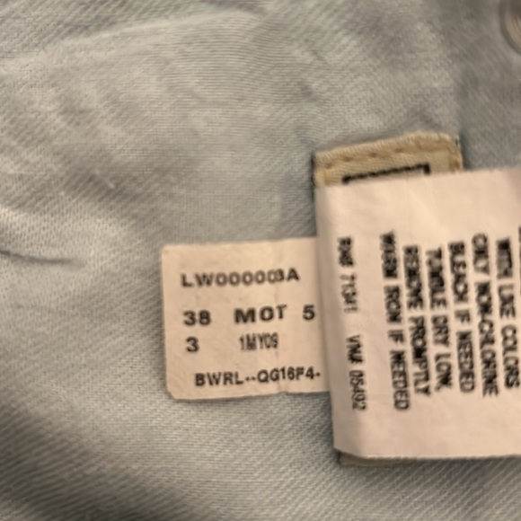 L.L.Bean Women’s Straight High Rise Jeans Blue Cotton Denim Size 14 Casual Mom - Picture 8 of 9